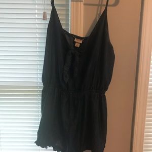 blue jean romper